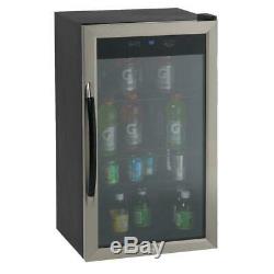 Avanti Beverage Cooler Refrigerator Fridge Glass 10 Bottle Wine 70 Can Black New