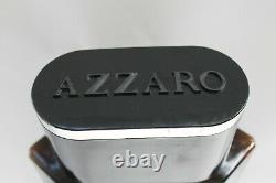 Azzaro Factice Glass Advertising Store Display Perfume Bottle-Black & Silver Top