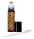 Black Glass With Gold Overlay Aromatherapy 10ml Metal Ball Roll-on Bottles 1/3oz
