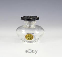 Baccarat CARON LE NARCISSE NOIR Perfume Bottle Flacon with Label, c1920