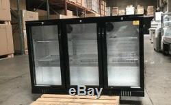 Back Bar Refrigerator Beer Cooler Glass Door Commercial Bottle Merchandiser NSF