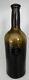 Bagot Circa 1780 Staffordshire Black Glass Small Sealed Wine Bottle