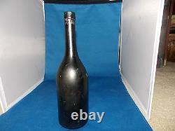 Black Glass Botle Just The Right Imprefections Wine Bottle