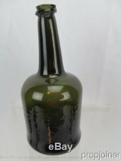Black Glass Mallet Bottle, Found In Charleston, S. C