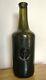Black Glass Sealed Wine Bottle