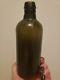 Black Glass Utility Bottle- Antique Circa 1830 With Drippy Lip
