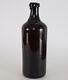 Black Ruby Glass Bottle Rakoczy Seal Ex Outerbridge Collection Early 19th C