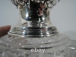 Black Starr & Frost Perfume Antique Bottle American Sterling Silver ABC