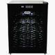 Black Thermoelectric Wine Cooler With Mirror Door 16 In. 20-bottle Tinted Glass