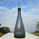 Blenko Charcoal Crackle Art Glass Decanter Bottle & Stopper Winslow Anderson Mcm