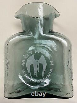 Blenko Glass Water Bottle 384 Mothman