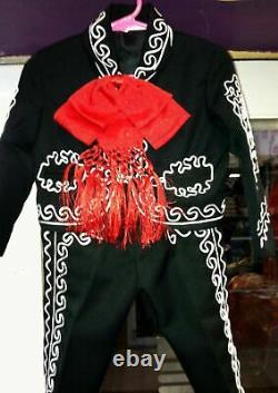 Boys Toddlers Mariachi Suit Set Mexico Folklorico 5 De Mayo Fiesta Dance Costume