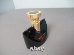 Bvlgari Jasmin Noir Perfume Black Glass Bottle Spray 3 1/4 tall aa4 vh