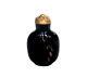 Chinese Qing Dynasty Black Glass W Gold Aventurine-splash Snuff Bottle 1740-1820