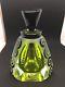 Correia Art Glass Perfume Bottle Chartreuse Black Tuxedo Lets Edition
