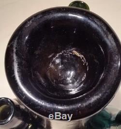 CRUDE, Open Pontil Baltimore Black Glass Quart No Damage