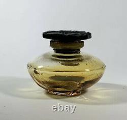 Caron Narcisse Noir Parfum Vintage Perfume Black Flower Stopper Bottle