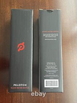 Case of 20 Peloton Glass Water Bottle Silicone Logo Screw Top 16oz Brand New