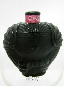 Chevalier de la Nuit by Ciro, black glass knight shaped bottle, with box, factic
