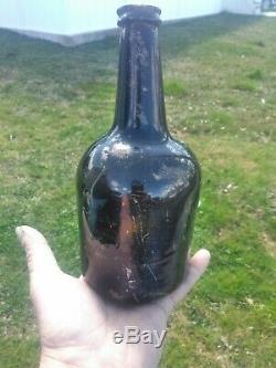 Circa 1750s Bell Style black glass