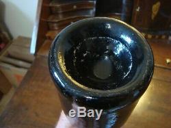 Circa 1780-1820 Pontil Antique Black Glass Beer / Ale Bottle