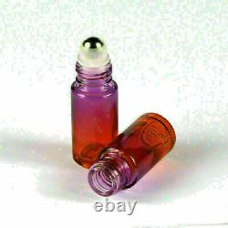 Colorful Bottle & Opener Gradient Glass Roll Metal Roller Ball Essential Oil