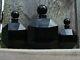 D'orsay Le Dandy Baccarat Art Deco Black Glass Perfume Bottle Collection 7