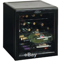Danby 1.8 Cu. Ft. 17 Bottle Countertop Glass Wine Cooler in Black