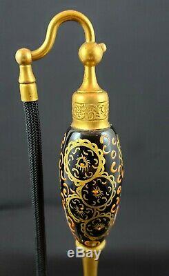 DeVilbiss Perfume Atomizer Bottle (1926) Gold stem, foot and fittings