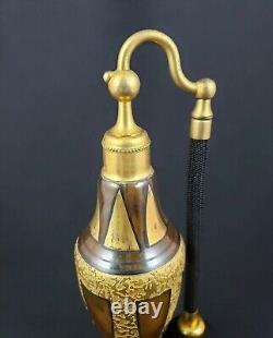DeVilbiss Perfume Atomizer from 1922 Gold and Black Enamel
