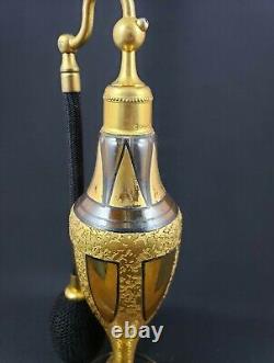 DeVilbiss Perfume Atomizer from 1922 Gold and Black Enamel