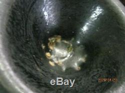 Dug On Fla Keys Shipwreck Find Pontiled Bulbous1700's Black Glass Dutch Onion
