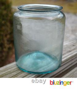 Early 19thC American Aqua Glass Sweetmeat Jar