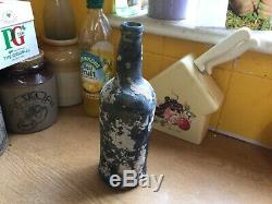 Early Black Glass Shipwreck Wine Bottle c1780 Essex
