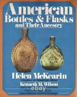 Early Flask Bottle Letter Helen Mckearin 1930s Author American Glass Unique Rare