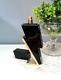 Empty Black Glass Perfume Bottle Atomizer, Featured Details