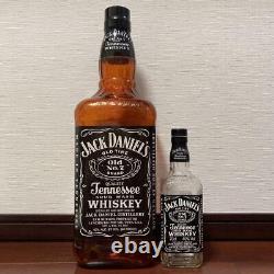 Empty Bottle Hackdaniel's Brown Glass Black Label Asahi Beer Whisky Height 48cm