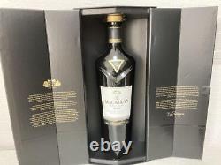 Empty Bottle The Macallan Rare Kasc Black Glass Wisky Liquor with Box Cork