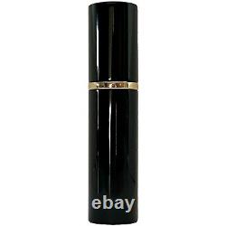 Empty Perfume Bottle Glass 10ml Black Gold Atomizer Deluxe Spray Refillable