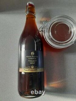 Ethiopian strong Black Seed Oil 1 litre, COLD PRESSED habashi glass bottle