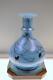 Fenton Bottle Hanging Hearts Barber 1976 Turquoise Iridescent Freeusaship