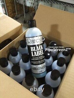 FULL CASE of (16 BOTTLES) Randys Black Label Cleaner 12oz. Glass Ceramic Metal