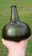 Fine Black Glass Onion Bottle 1700's Pirate 44