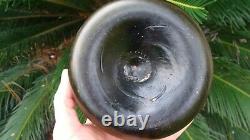 Fine BLACK GLASS ONION BOTTLE 1700's PIRATE 44