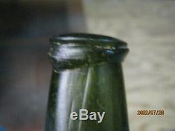 Fla Keys Shipwreck Crudest Ever Dig Find Pontil1700's Black Glass Dutch Onion