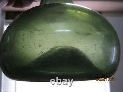 Fla Keys Shipwreck Find Pontiled Bulbous 1700's Black Glass Dutch Onion