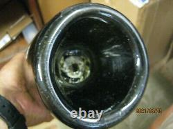 Fla Keys Shipwreck Findpontiled1840's Black Glass Belgian Bell Fat Neck Mallet