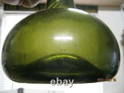 Fla Keys Shipwreck Ocean Findpontiled1700's Black Glass Dutch Bulbous Onion