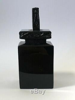 Flacon Mystère DOrsay Noir R. Lalique René Lalique Black Glass Perfume Bottle