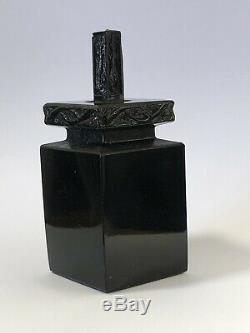 Flacon Mystère DOrsay Noir R. Lalique René Lalique Black Glass Perfume Bottle